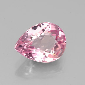 Tourmaline rose naturelle en forme de poire, 1,77 ct, VVS-VS