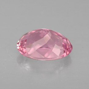 Tourmaline rose naturelle coupe ovale, 2,19 ct, VVS