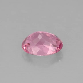 Tourmaline rose naturelle coupe ovale, 1,42 ct, VVS
