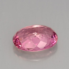 Tourmaline rose naturelle coupe ovale, 3,15 ct, VS