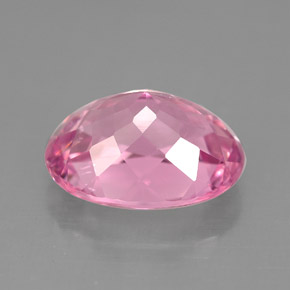Tourmaline rose naturelle coupe ovale, 3,95 ct, SI