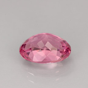 Tourmaline rose naturelle coupe ovale, 2,24 ct, VVS