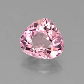 Tourmaline rose naturelle en forme de poire, 1,82 ct, VVS