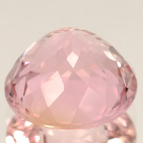 Tourmaline rose naturelle coupe roude, 3,35 ct, VVS