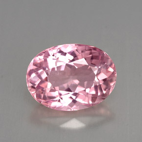 Tourmaline rose naturelle coupe ovale, 2,79 ct, VS