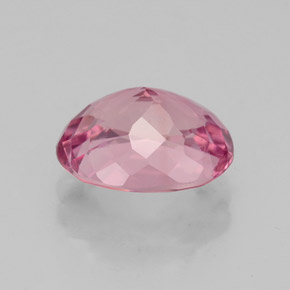 Tourmaline rose naturelle coupe ovale, 3,25 ct, VVS-VS