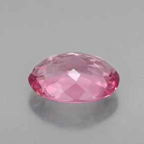 Tourmaline rose naturelle coupe ovale, 1,86 ct, VS-SI