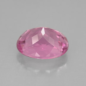 Tourmaline rose naturelle coupe ovale, 3,61 ct, VVS-VS