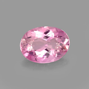 Tourmaline rose naturelle coupe ovale, 1,72 ct, VVS-VS