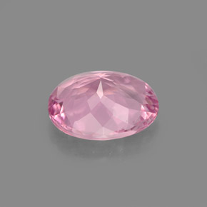 Tourmaline rose naturelle coupe ovale, 1,74 ct, VVS-VS