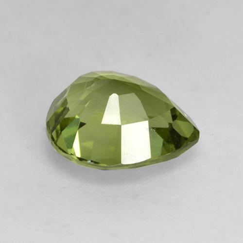 Tourmaline vert naturelle en forme de poire, 1,19 ct, VVS-VS