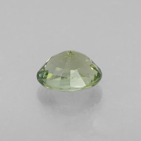 Tourmaline vert naturelle coupe ovale, 1,18 ct, VVS-VS