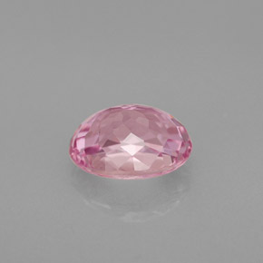 Tourmaline rose naturelle coupe ovale, 1,30 ct, IF
