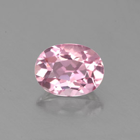Tourmaline rose naturelle coupe ovale, 0,88 ct, VS-SI