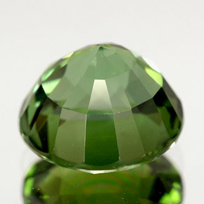 Tourmaline vert naturelle coupe roude, 2,52 ct, VVS-VS