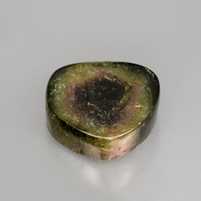 Tourmaline multicolore naturelle forme fantaisie, 9,19 ct, transparent