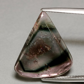 Tourmaline multicolore naturelle transparent, 8,02 ct, transparent / translucide