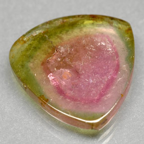 Tourmaline multicolore naturelle transparent, 7,50 ct, transparent / translucide