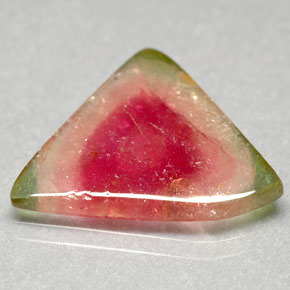 Tourmaline multicolore naturelle transparent, 7,20 ct, transparent / translucide