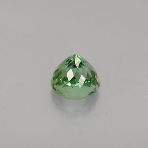 Tourmaline vert naturelle coupe roude, 0,68 ct, VVS