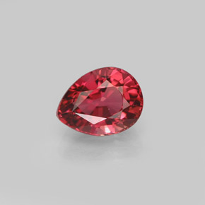Tourmaline rose naturelle en forme de poire, 0,99 ct, VVS