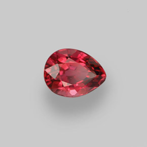 Tourmaline rose naturelle en forme de poire, 0,99 ct, VVS