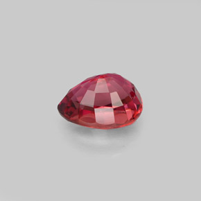 Tourmaline rose naturelle en forme de poire, 0,99 ct, VVS