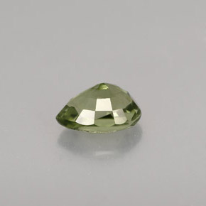 Tourmaline vert naturelle en forme de poire, 0,93 ct, VVS