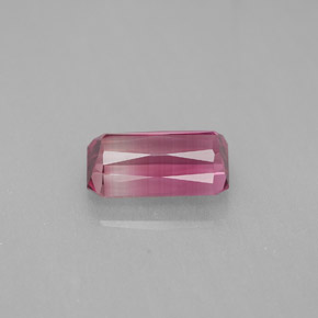 Tourmaline rose naturelle taille émeraude, 1,97 ct, VVS
