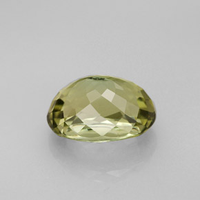 Tourmaline vert naturelle coupe ovale, 3,18 ct, VVS-VS