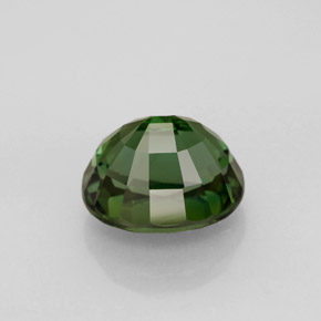 Tourmaline vert naturelle coupe ovale, 3,17 ct, VVS