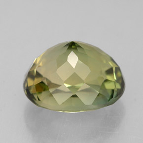 Tourmaline vert naturelle coupe ovale, 2,92 ct, VVS