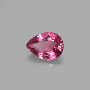 Tourmaline rose naturelle en forme de poire, 0,90 ct, VVS