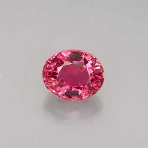 Tourmaline rose naturelle coupe ovale, 1,12 ct, VVS