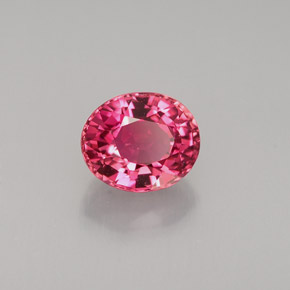 Tourmaline rose naturelle coupe ovale, 1,12 ct, VVS