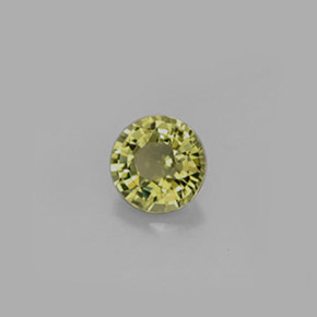 Tourmaline vert naturelle coupe roude, 0,75 ct, VVS-VS