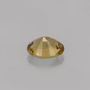 Tourmaline marron naturelle coupe ovale, 0,82 ct, VVS