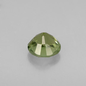Tourmaline vert naturelle coupe roude, 0,83 ct, VVS