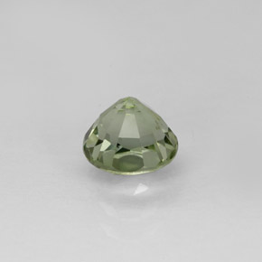 Tourmaline vert naturelle coupe roude, 1,10 ct, VVS