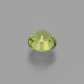 Tourmaline vert naturelle coupe roude, 0,79 ct, VVS
