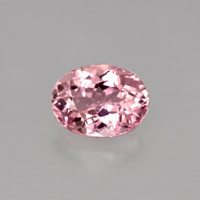 Tourmaline rose naturelle coupe ovale, 2,01 ct, VVS