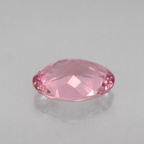Tourmaline rose naturelle coupe ovale, 1,83 ct, VVS