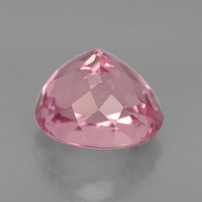 Tourmaline rose naturelle coupe ovale, 3,37 ct, VVS-VS