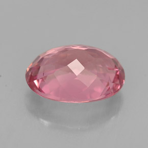 Tourmaline rose naturelle coupe ovale, 2,07 ct, VVS-VS