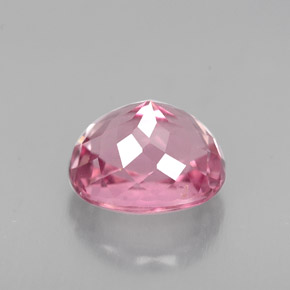 Tourmaline rose naturelle coupe ovale, 2,14 ct, VS-SI