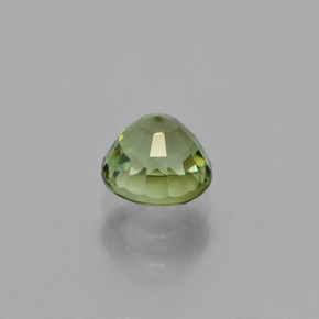 Tourmaline vert naturelle coupe roude, 0,93 ct, VS
