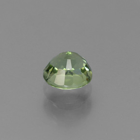 Tourmaline vert naturelle coupe roude, 0,84 ct, VVS