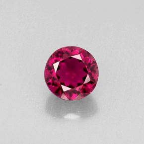 Tourmaline violet naturelle coupe roude, 0,67 ct, VVS-VS