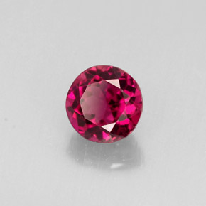 Tourmaline violet naturelle coupe roude, 0,67 ct, VVS-VS