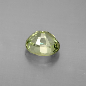 Tourmaline vert naturelle coupe ovale, 0,87 ct, VVS